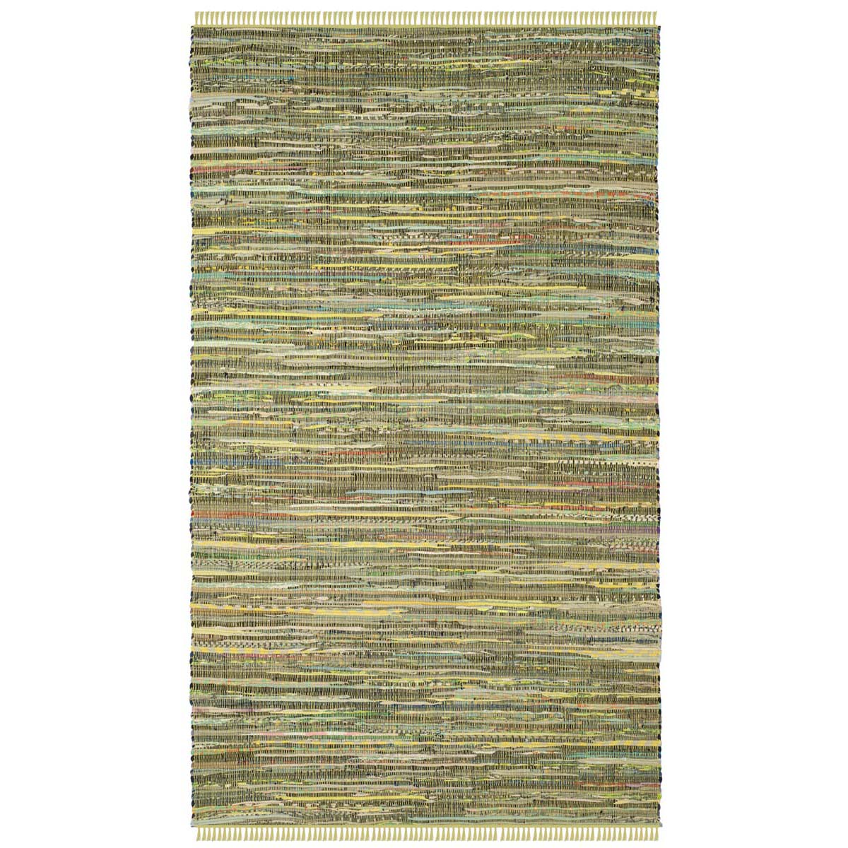 Safavieh Rag 127 Rug, RAR127 - Light Green / Multi