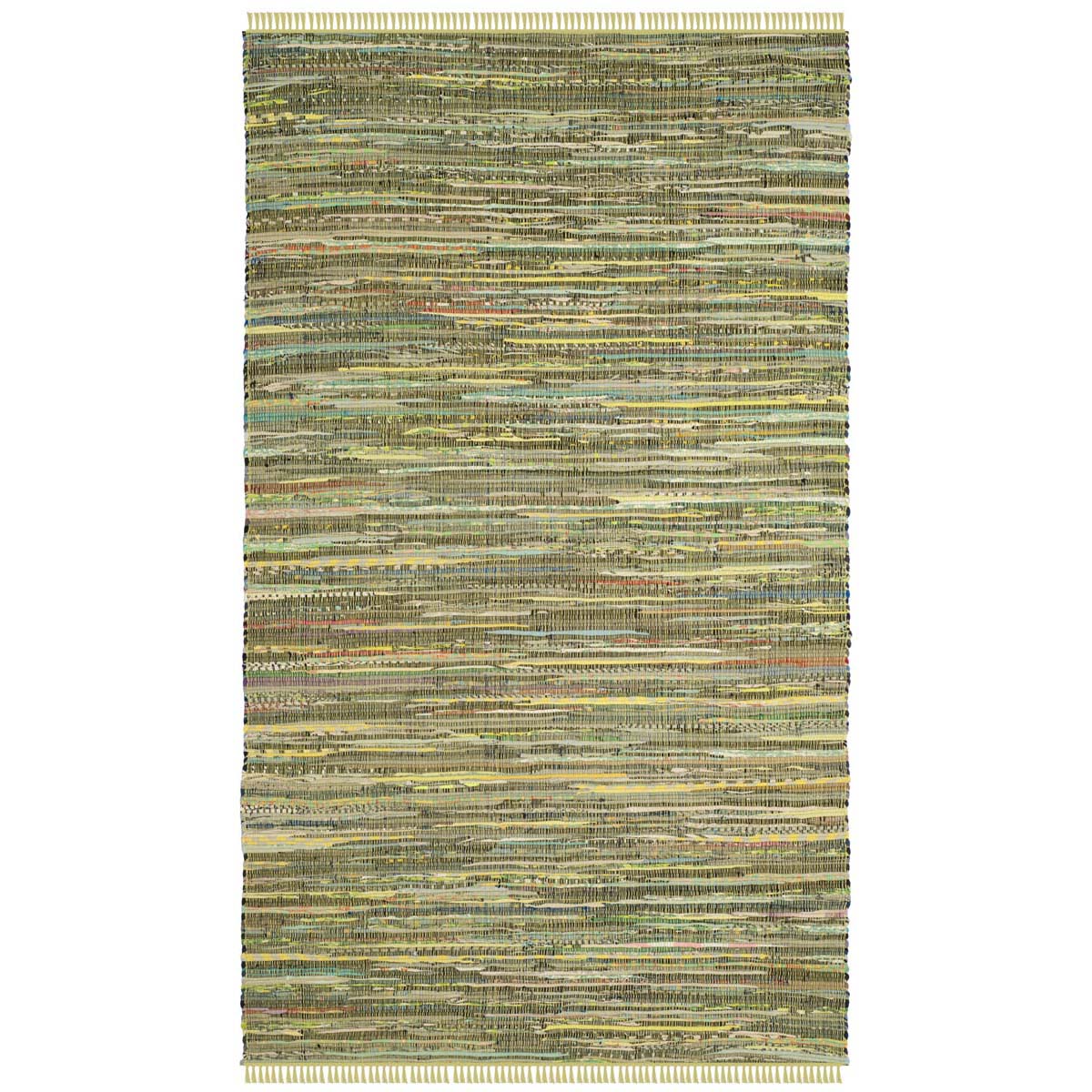 Safavieh Rag 127 Rug, RAR127 - Light Green / Multi