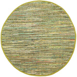 Safavieh Rag 127 Rug, RAR127 - Light Green / Multi