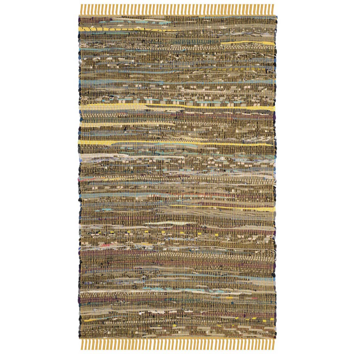 Safavieh Rag 127 Rug, RAR127 - Yellow / Multi