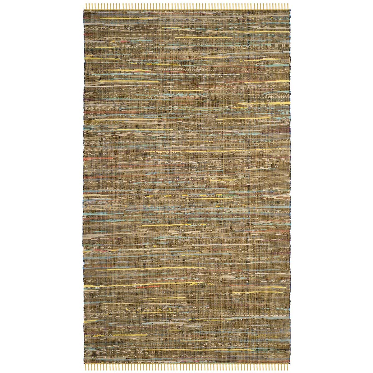 Safavieh Rag 127 Rug, RAR127 - Yellow / Multi