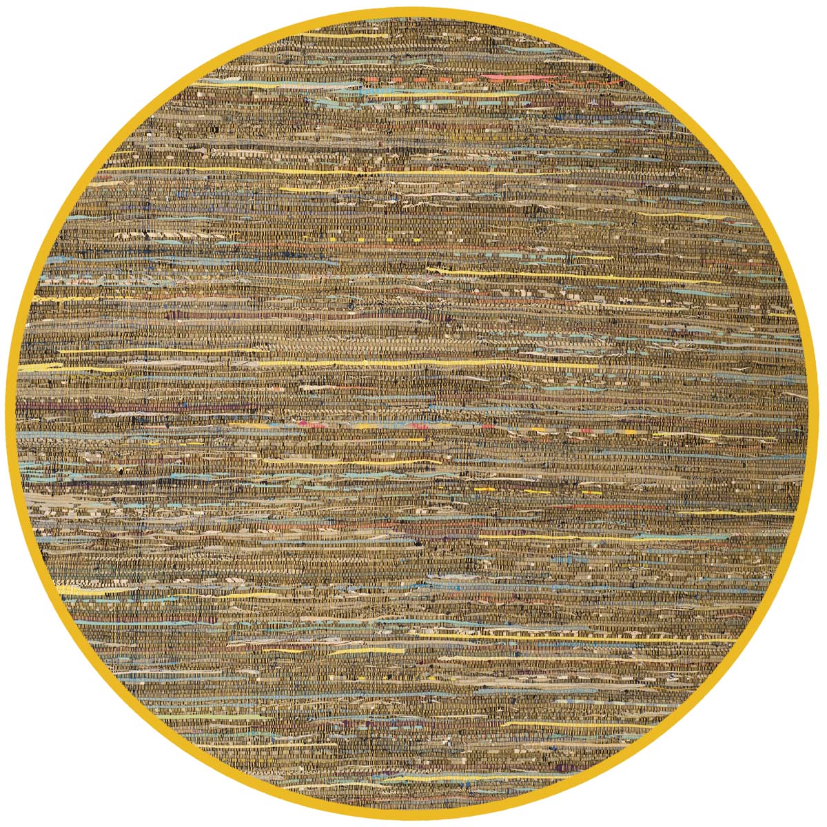 Safavieh Rag 127 Rug, RAR127 - Yellow / Multi