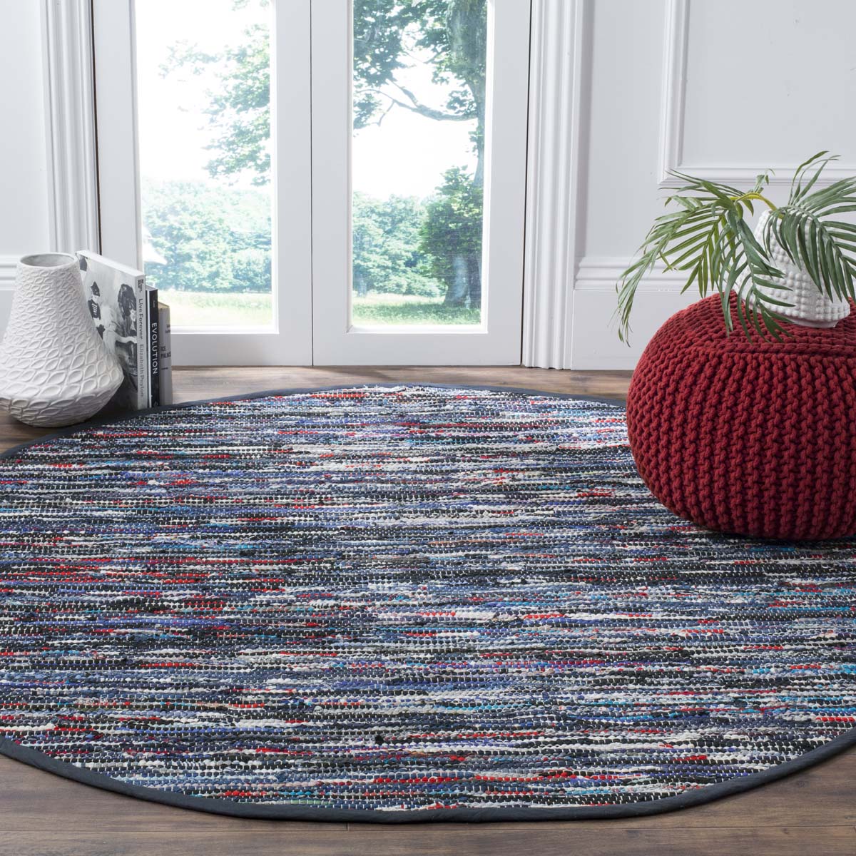 Safavieh Rag 128 Rug, RAR128 - Blue / Multi