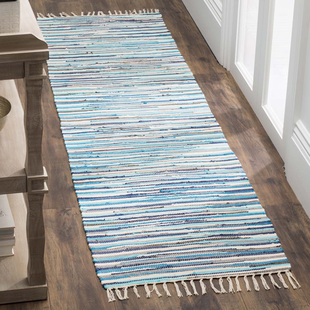 Safavieh Rag 129 Rug, RAR129 - Turquoise / Multi