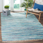 Safavieh Rag 129 Rug, RAR129 - Turquoise / Multi