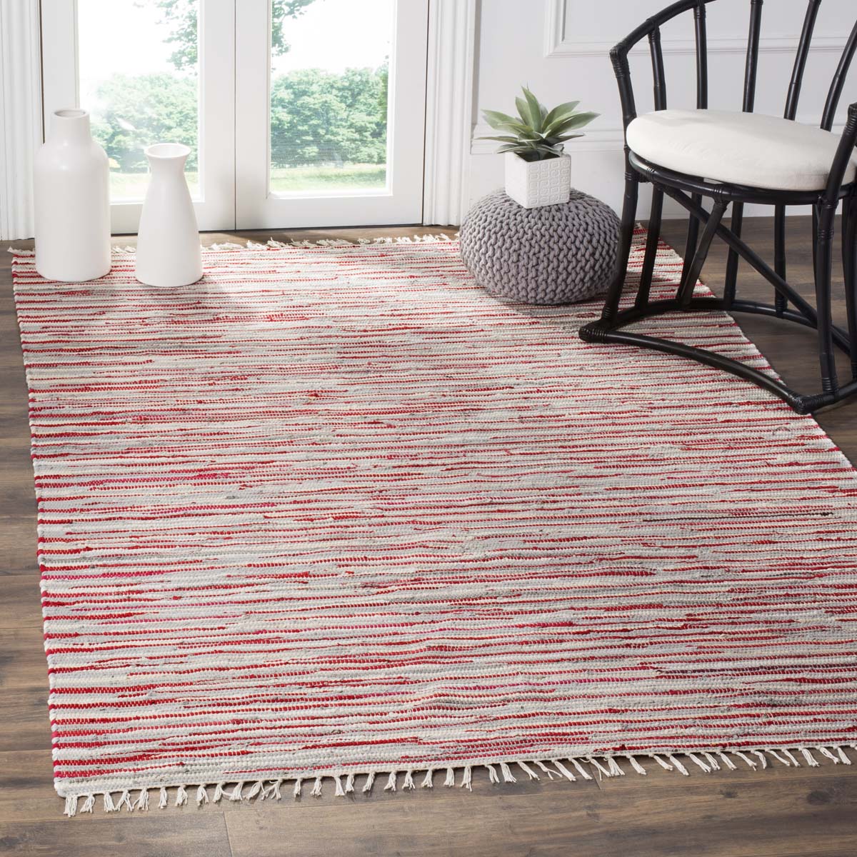 Safavieh Rag 129 Rug, RAR129 - Red / Multi