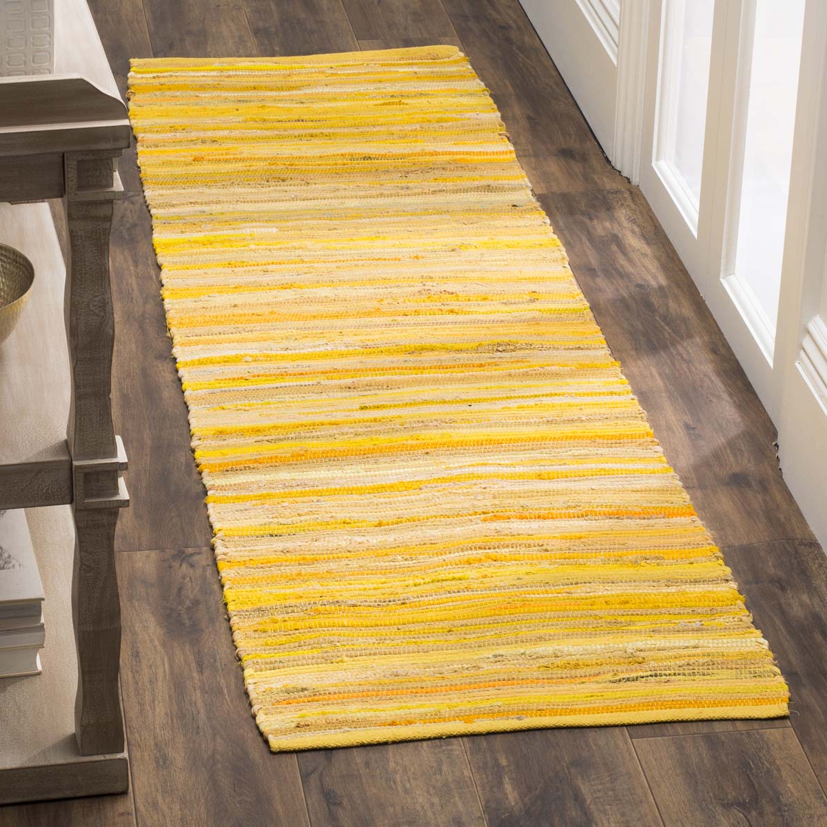 Safavieh Rag 130 Rug, RAR130 - Yellow / Multi