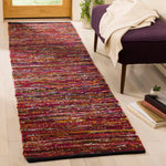 Safavieh Rag 250 Rug, RAR250 - Fuchsia / Black