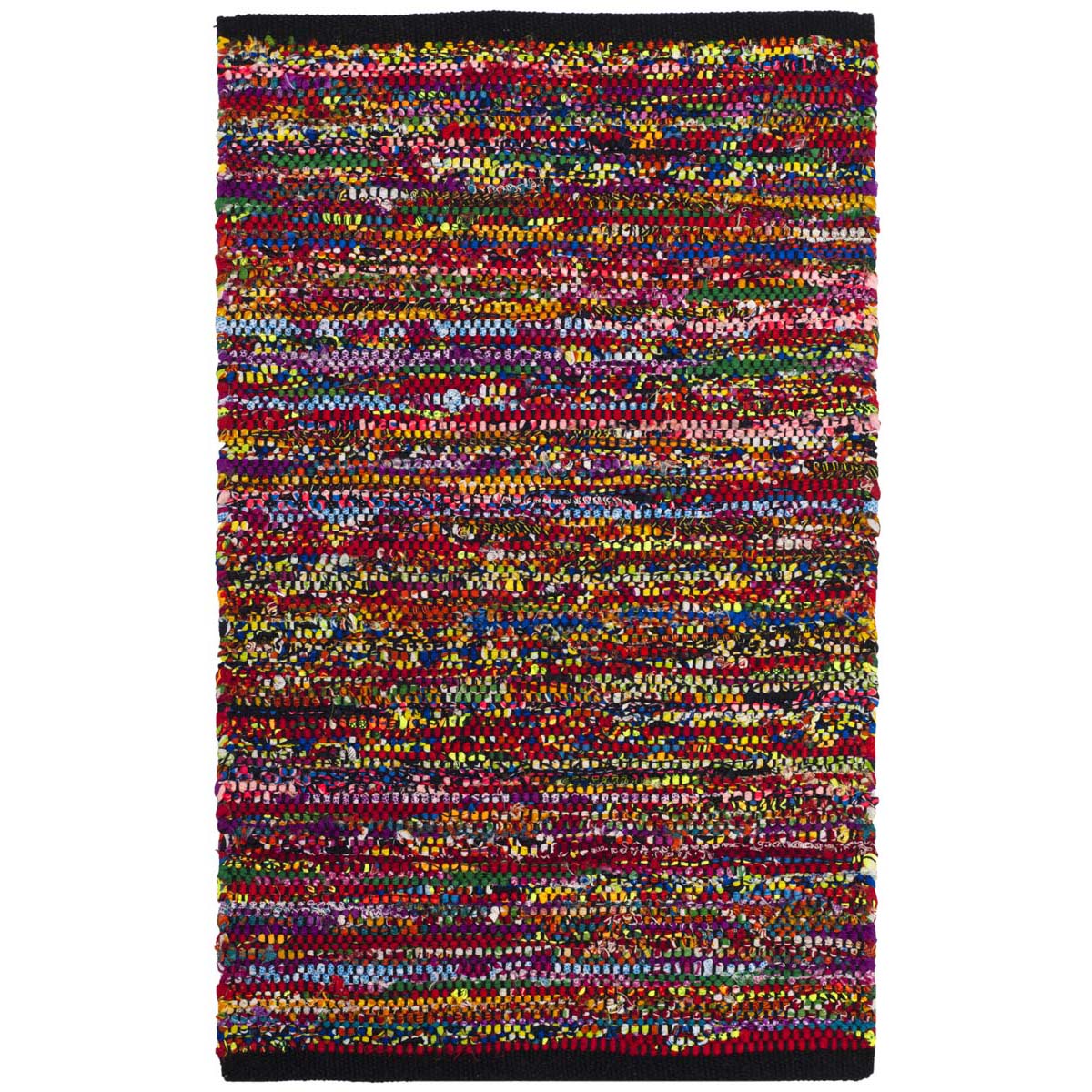 Safavieh Rag 250 Rug, RAR250 - Fuchsia / Black