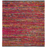 Safavieh Rag 250 Rug, RAR250 - Fuchsia / Black