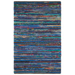 Safavieh Rag 250 Rug, RAR250 - Turquoise / Black