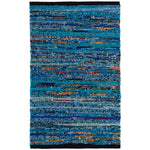 Safavieh Rag 250 Rug, RAR250 - Turquoise / Black