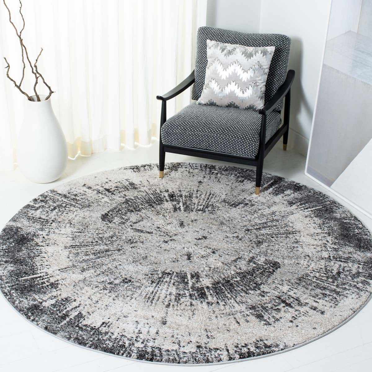 Safavieh Retro 557 Rug, RET557 - Grey / Ivory