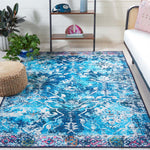 Safavieh Riviera Machine Washable 117 Rug, RIV117 - Navy / Light Blue