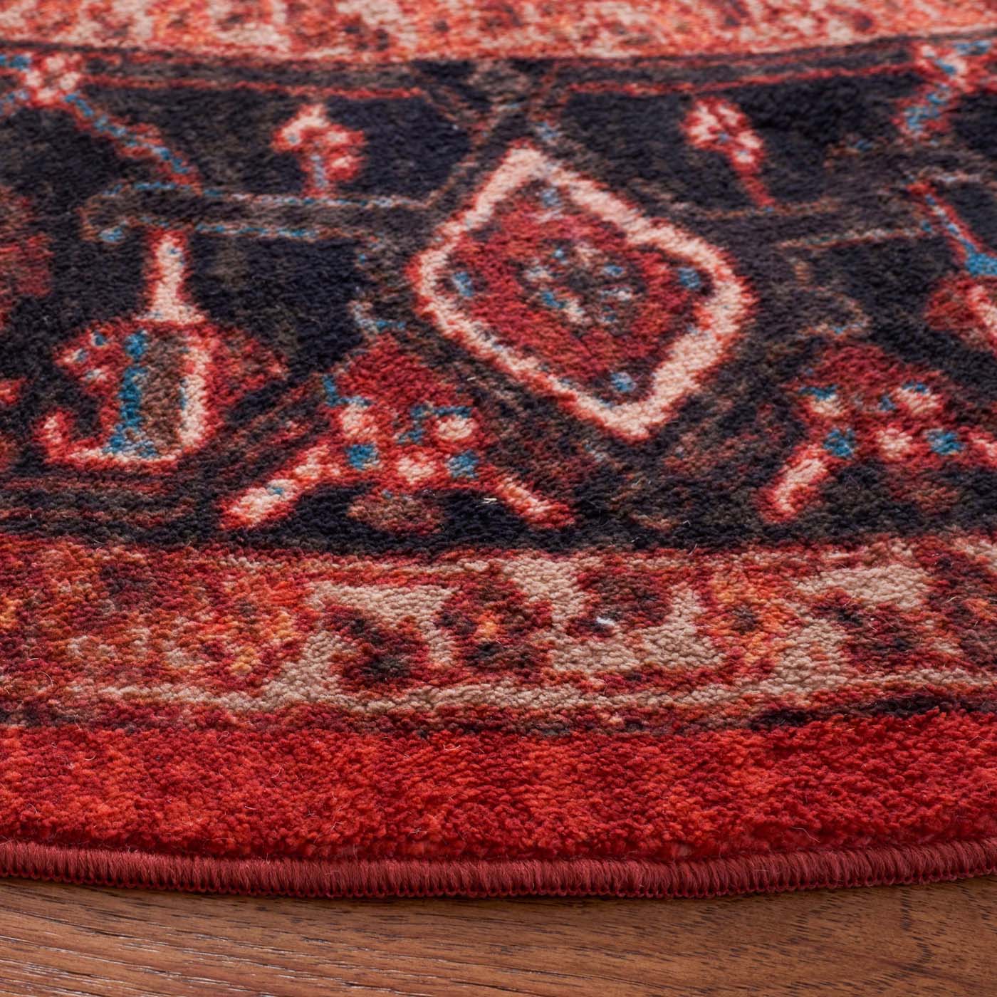 Safavieh Riviera Machine Washable 138 Rug, RIV138 - Red / Blue