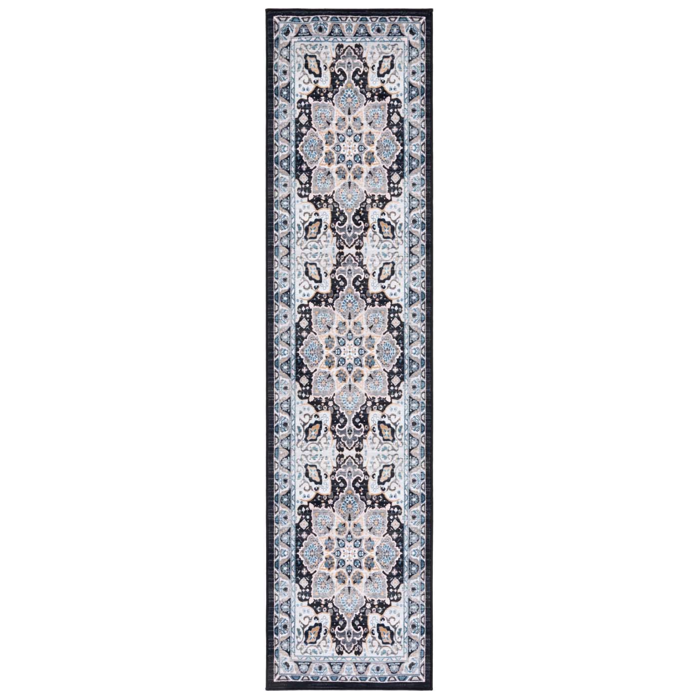 Safavieh Riviera Machine Washable 155 Rug, RIV155 - Grey / Light Blue