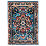 Safavieh Riviera Machine Washable 155 Rug, RIV155 - Blue / Black