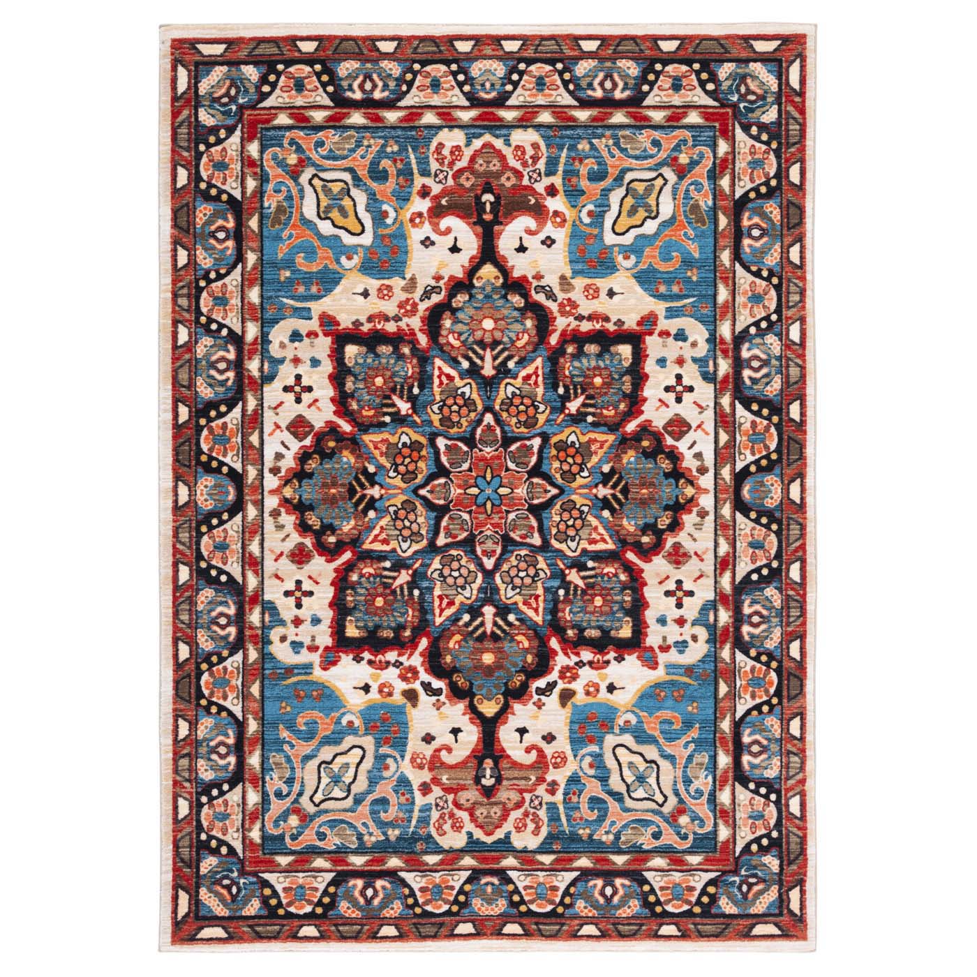 Safavieh Riviera Machine Washable 155 Rug, RIV155 - Blue / Beige