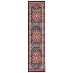 Safavieh Riviera Machine Washable 155 Rug, RIV155 - Red / Navy