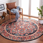 Safavieh Riviera Machine Washable 155 Rug, RIV155 - Red / Navy