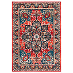 Safavieh Riviera Machine Washable 155 Rug, RIV155 - Black / Red