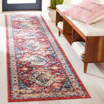 Safavieh Riviera Machine Washable 157 Rug, RIV157 - Red / Blue