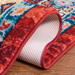 Safavieh Riviera Machine Washable 157 Rug, RIV157 - Red / Blue