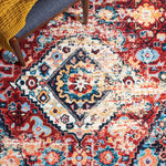 Safavieh Riviera Machine Washable 157 Rug, RIV157 - Red / Blue