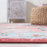 Safavieh Riviera Machine Washable 182 Rug, RIV182 - Light Blue / Red