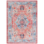 Safavieh Riviera Machine Washable 182 Rug, RIV182 - Light Blue / Red