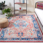 Safavieh Riviera Machine Washable 182 Rug, RIV182 - Navy / Red