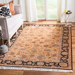 Safavieh Royal Kerman 3A- Rug, RK23A- - Light Gold / Black