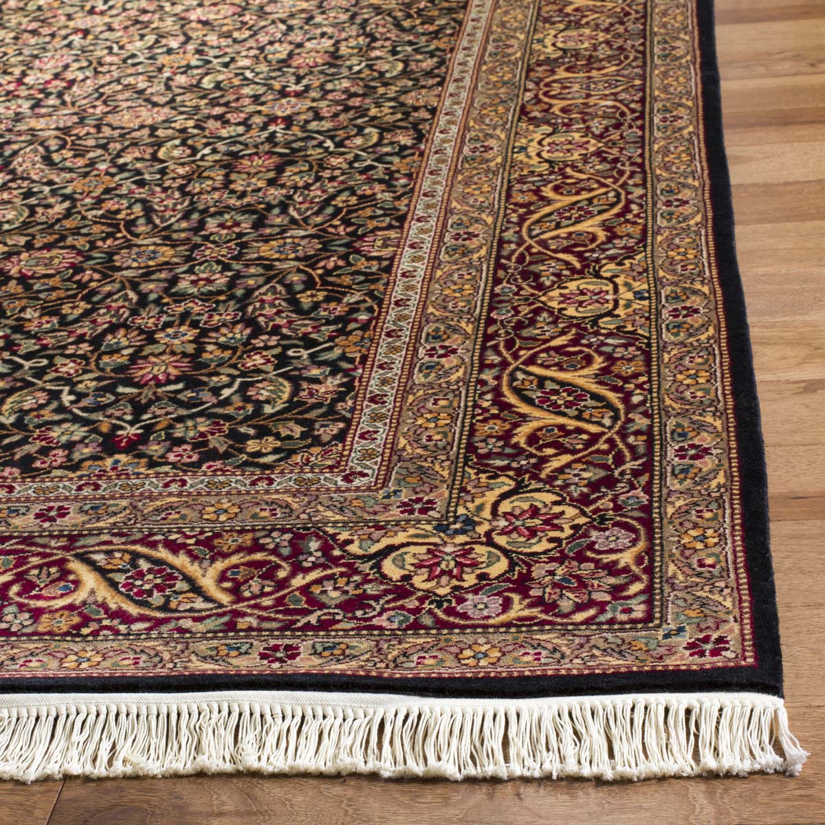 Safavieh Royal Kerman 1A- Rug, RK31A- - Black / Red