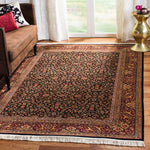 Safavieh Royal Kerman 1A- Rug, RK31A- - Black / Red