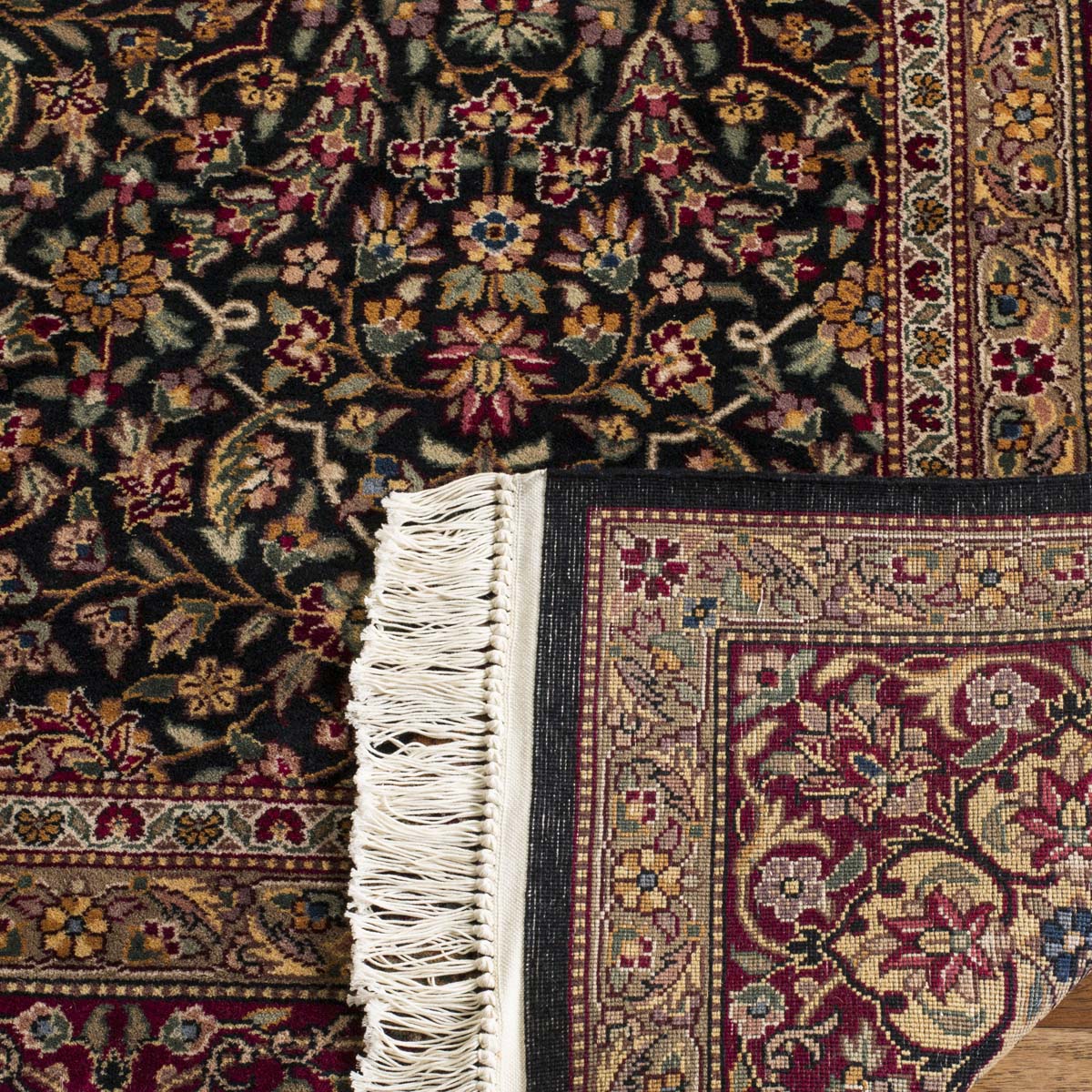 Safavieh Royal Kerman 1A- Rug, RK31A- - Black / Red