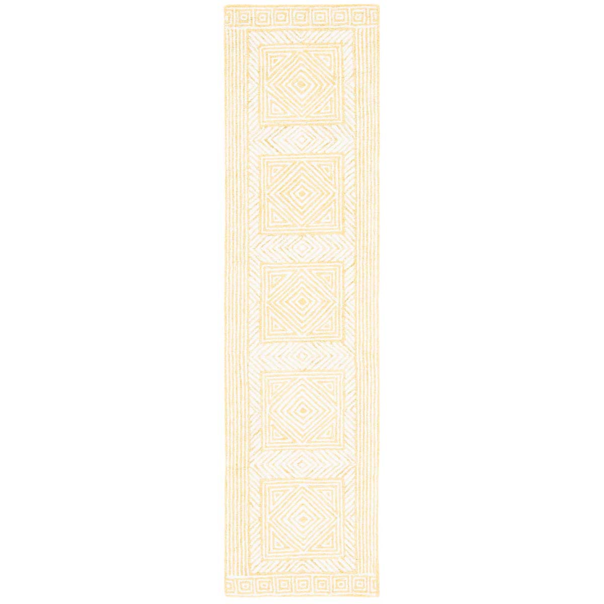 Safavieh Roslyn 352 Rug, ROS352 - Yellow / Ivory