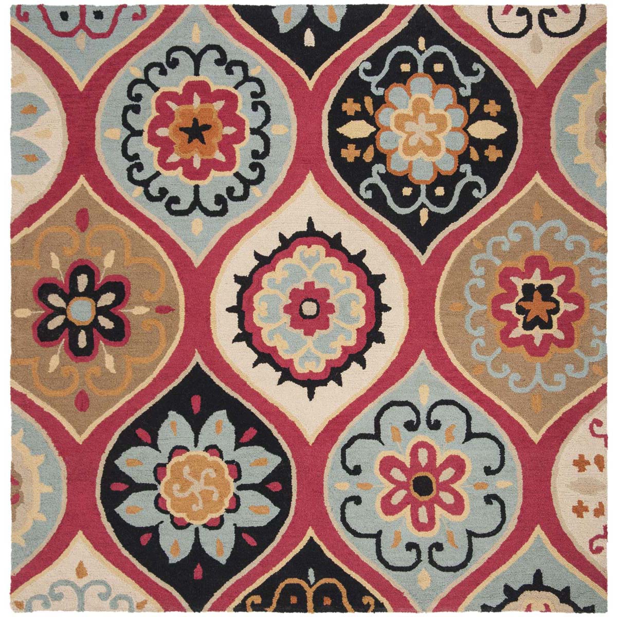 Safavieh Roslyn 415 Rug, ROS415 - Blue / Multi