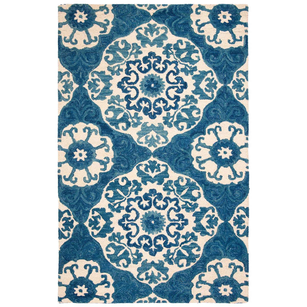 Safavieh Roslyn 525 Rug, ROS525 - Blue / Ivory