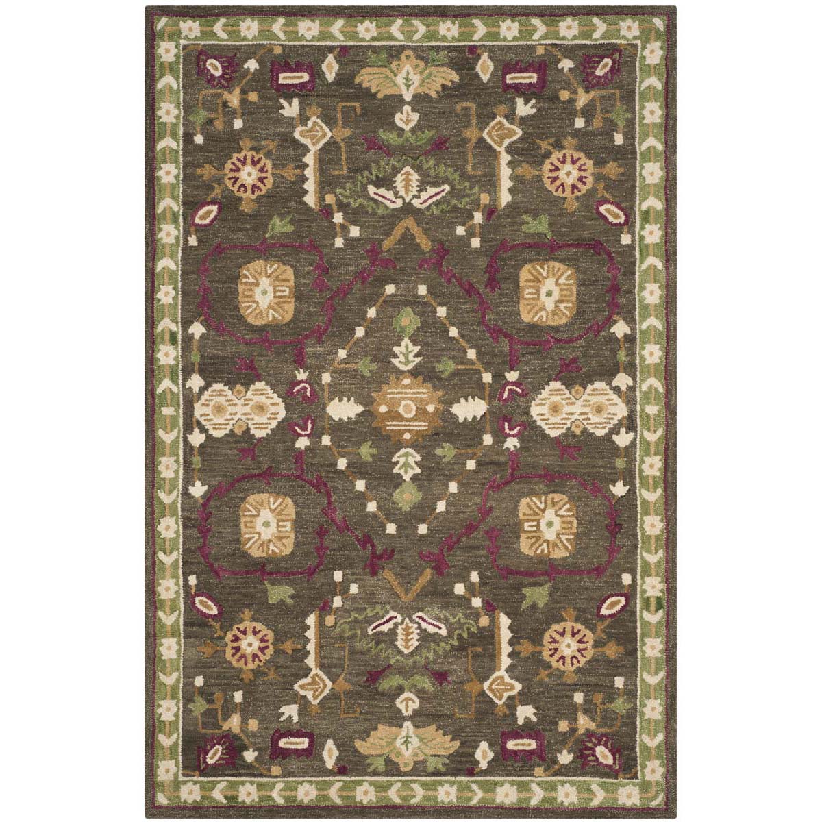 Safavieh Roslyn 535 Rug, ROS535 - Sage / Ivory