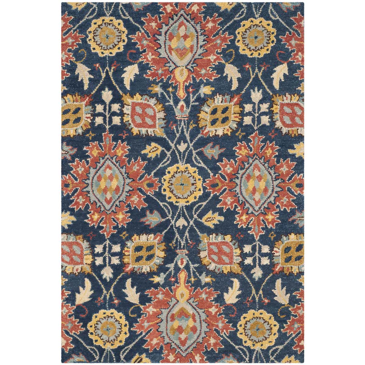 Safavieh Roslyn 565 Rug, ROS565 - Navy / Multi