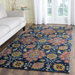 Safavieh Roslyn 565 Rug, ROS565 - Navy / Multi