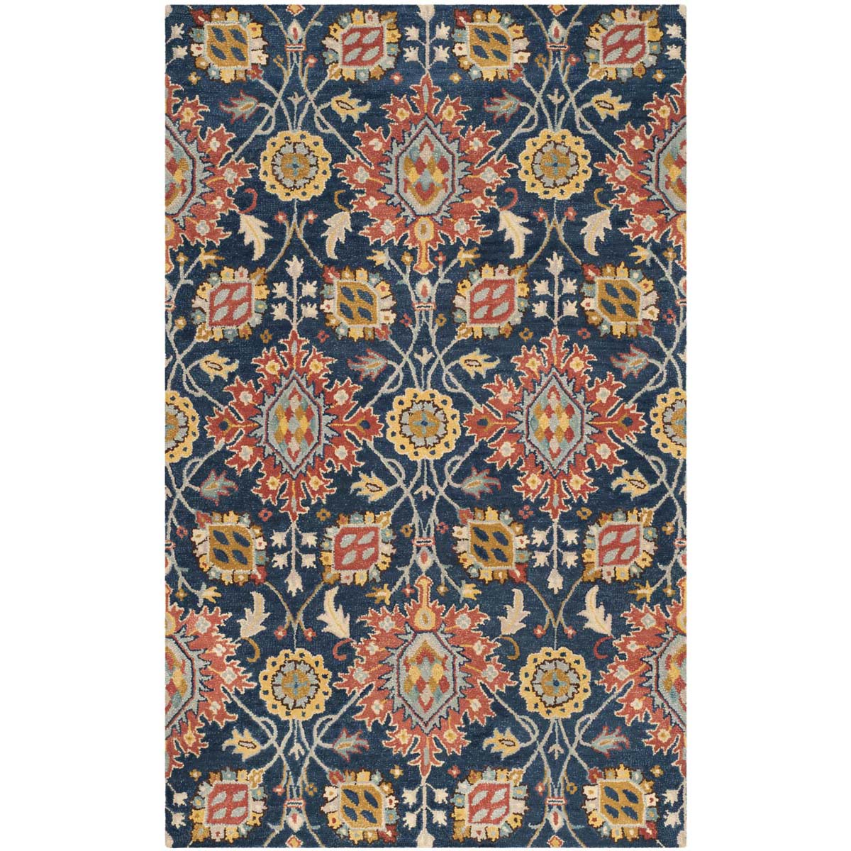 Safavieh Roslyn 565 Rug, ROS565 - Navy / Multi