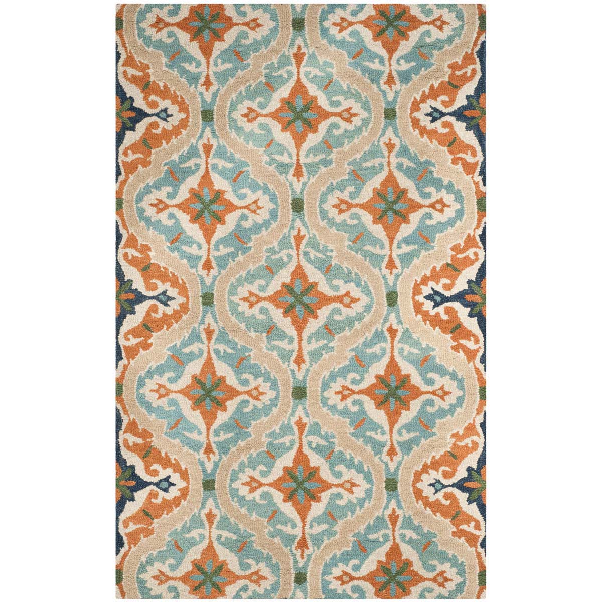 Safavieh Roslyn 595 Rug, ROS595 - Blue / Beige