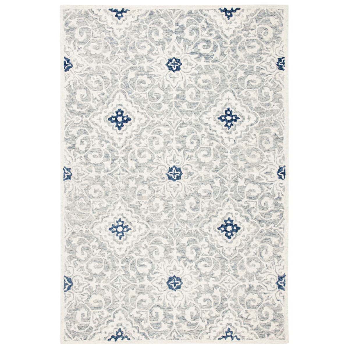 Safavieh Roslyn 601 Rug, ROS601 - Ivory / Blue