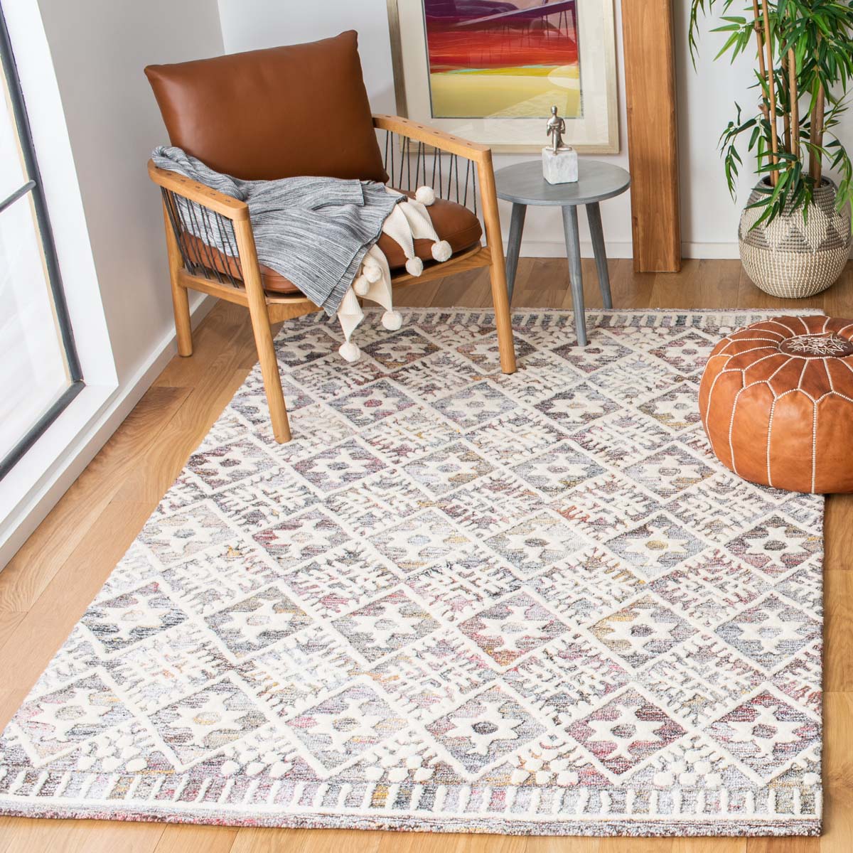 Safavieh Roslyn 803 Rug, ROS803 - Red / Ivory