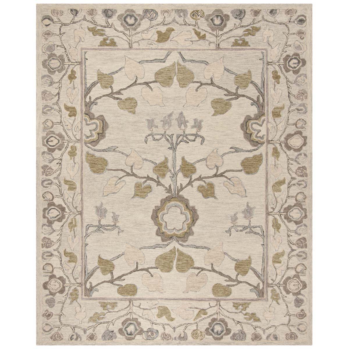 Safavieh Roslyn 908 Rug, ROS908 - Light Grey / Multi