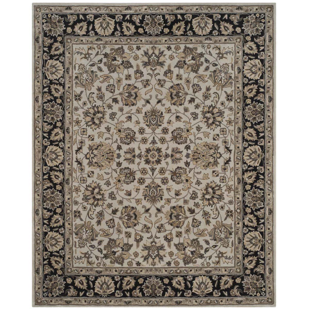 Safavieh Royalty 102 Rug, ROY102 - Silver / Charcoal