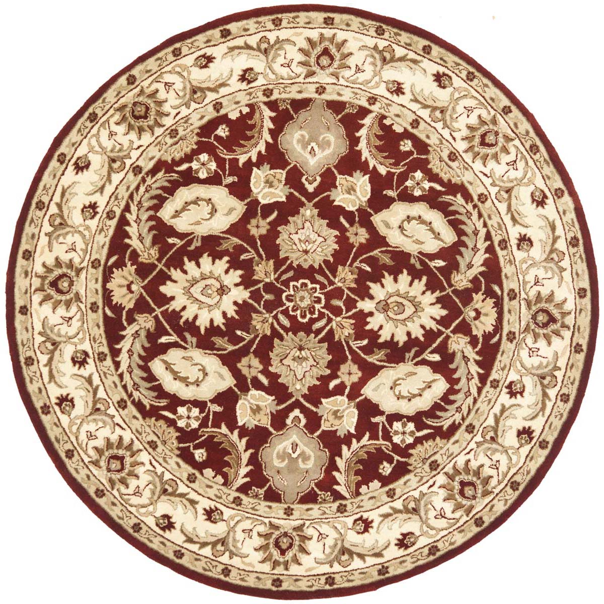 Safavieh Royalty 244 Rug, ROY244 - Red / Ivory