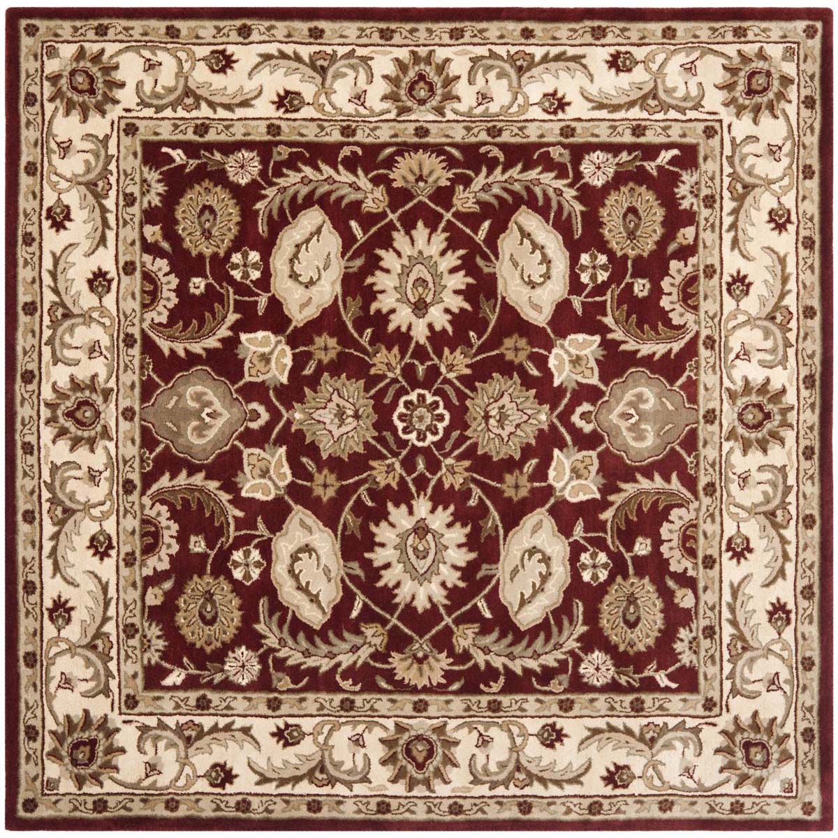 Safavieh Royalty 244 Rug, ROY244 - Red / Ivory