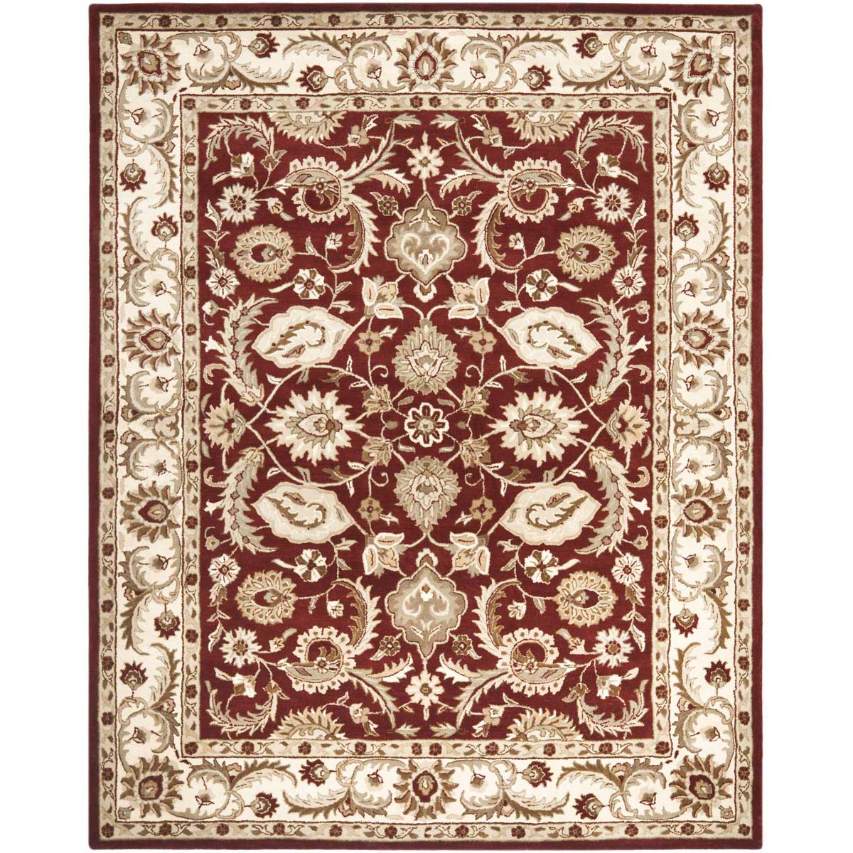 Safavieh Royalty 244 Rug, ROY244 - Red / Ivory